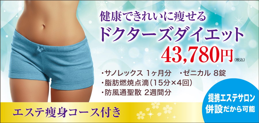 健康で綺麗に痩せるドクターズダイエット24800円