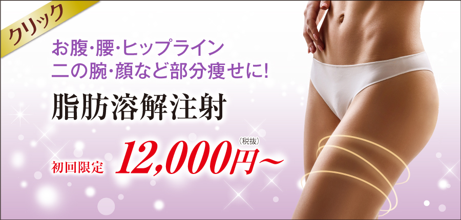 リバウンドしない痩身ダイエット 脂肪溶解注射メソセラピーって何 美容外科皮膚科ピュアメディカルクリニック奈良